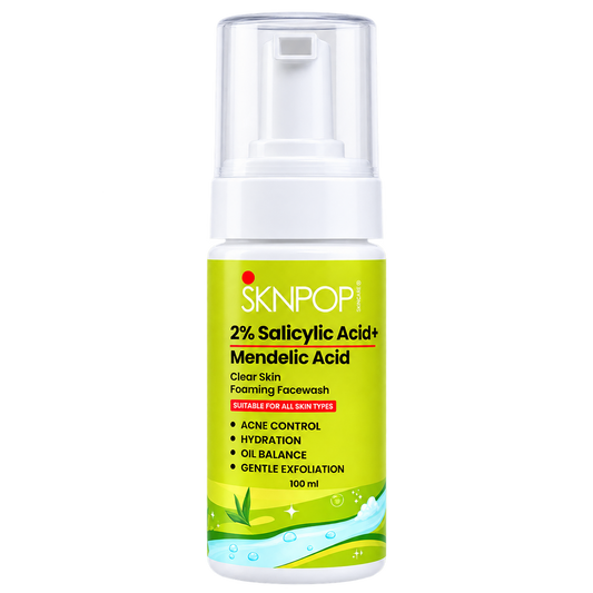 2% Salicylic Acid + Mandelic Acid Clear Skin Foaming Facewash – 100 ml